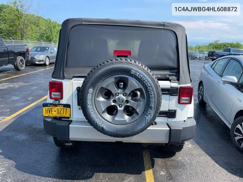 1C4AJWBG4HL608872 2017 Jeep Wrangler Sahara 4X4