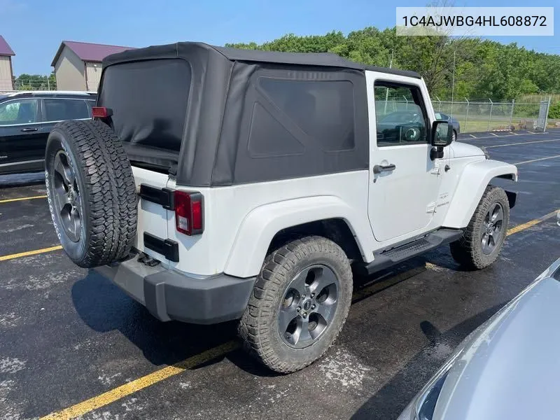 1C4AJWBG4HL608872 2017 Jeep Wrangler Sahara 4X4