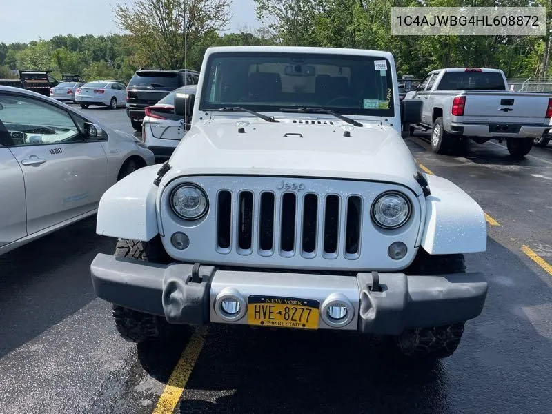 2017 Jeep Wrangler Sahara 4X4 VIN: 1C4AJWBG4HL608872 Lot: 40092225