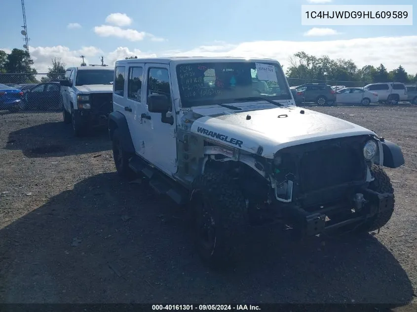 1C4HJWDG9HL609589 2017 Jeep Wrangler Unlimited Big Bear 4X4