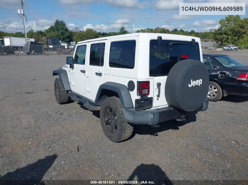 1C4HJWDG9HL609589 2017 Jeep Wrangler Unlimited Big Bear 4X4