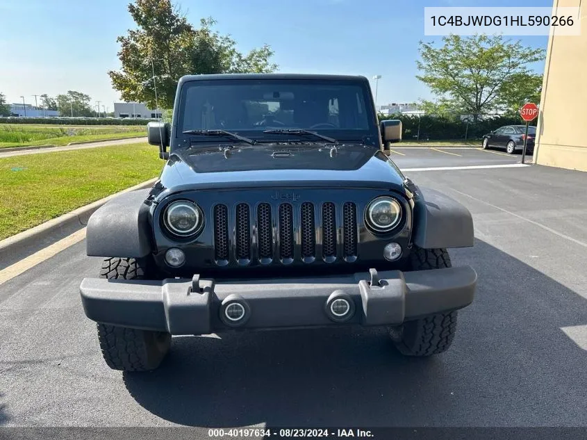 1C4BJWDG1HL590266 2017 Jeep Wrangler Unlimited Sport 4X4