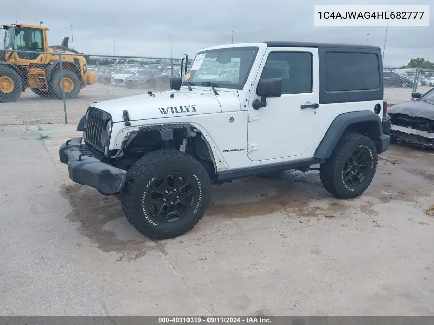 1C4AJWAG4HL682777 2017 Jeep Wrangler Willy Wheeler 4X4