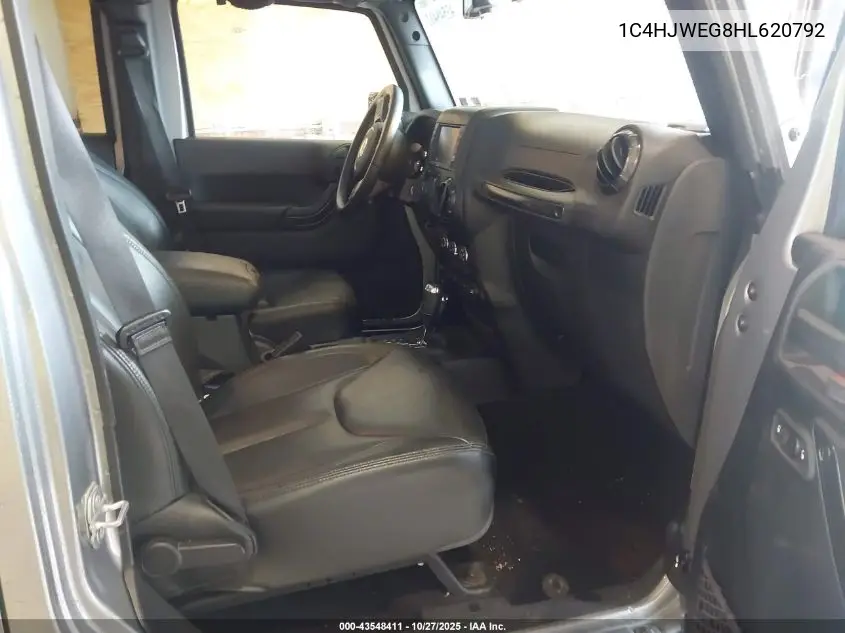 1C4HJWEG8HL620792 2017 Jeep Wrangler Unlimited Smoky Mountain 4X4