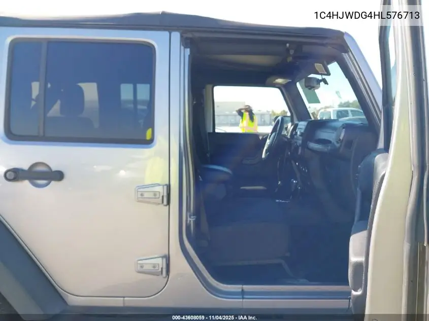 1C4HJWDG4HL576713 2017 Jeep Wrangler Unlimited Sport 4X4