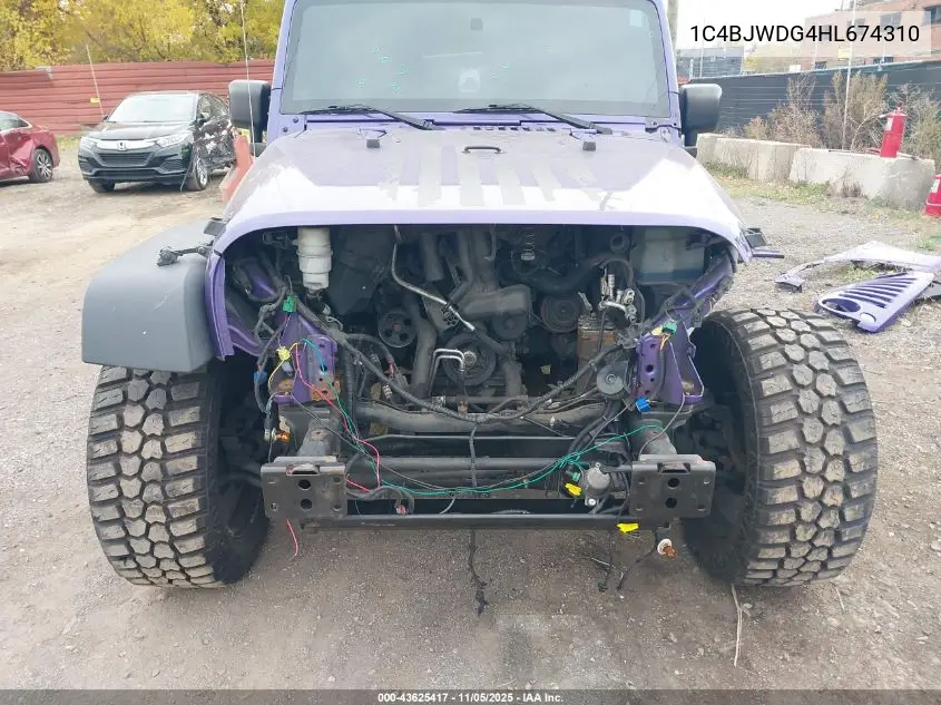 1C4BJWDG4HL674310 2017 Jeep Wrangler Unlimited Sport 4X4