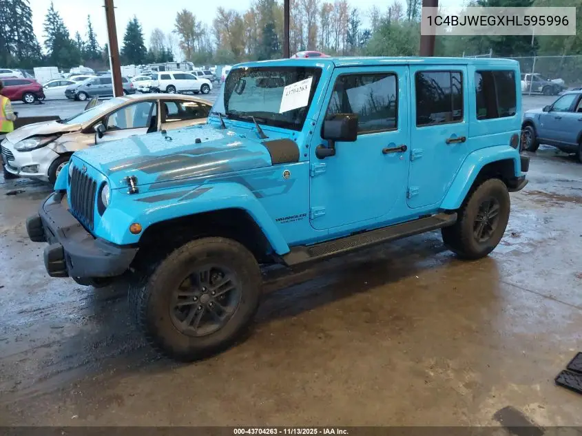 1C4BJWEGXHL595996 2017 Jeep Wrangler Unlimited Sahara