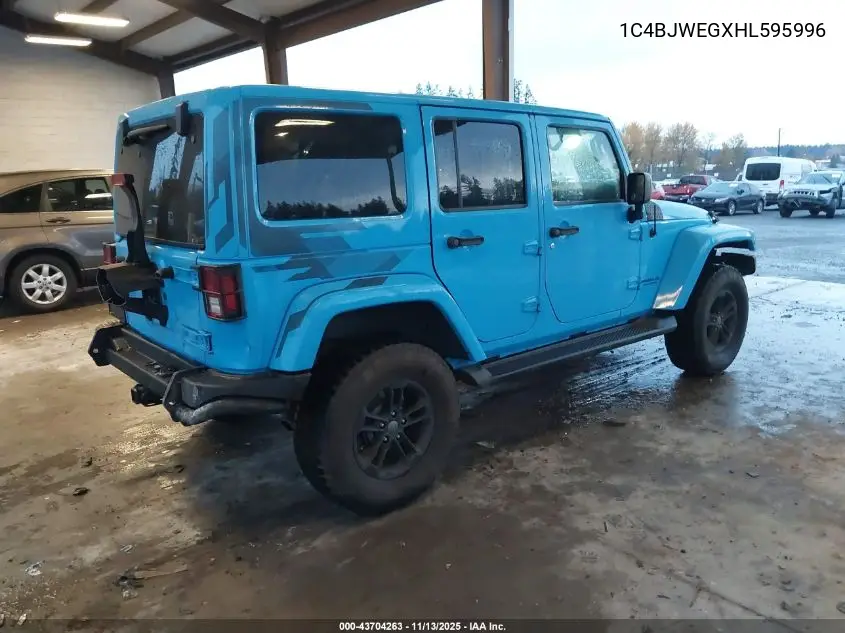 1C4BJWEGXHL595996 2017 Jeep Wrangler Unlimited Sahara