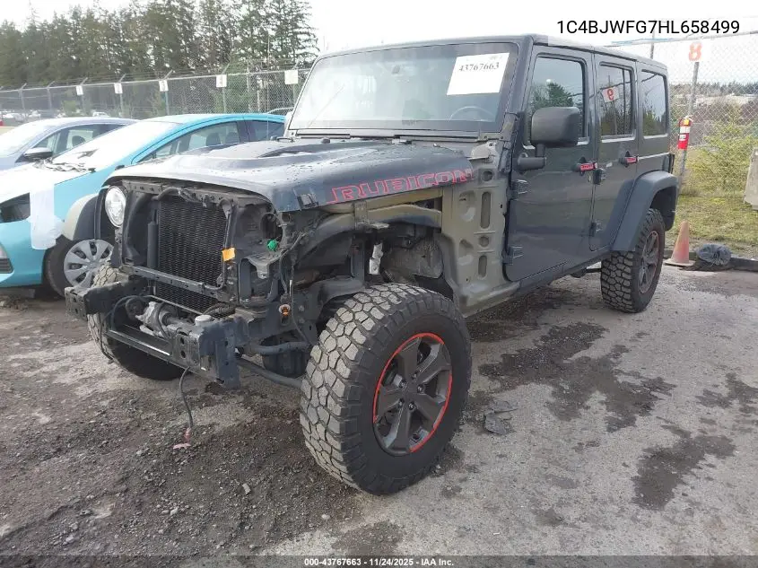 1C4BJWFG7HL658499 2017 Jeep Wrangler Unlimited Rubicon Recon 4X4