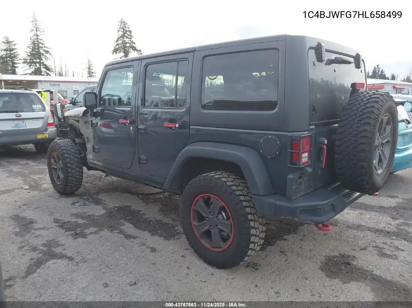 1C4BJWFG7HL658499 2017 Jeep Wrangler Unlimited Rubicon Recon 4X4