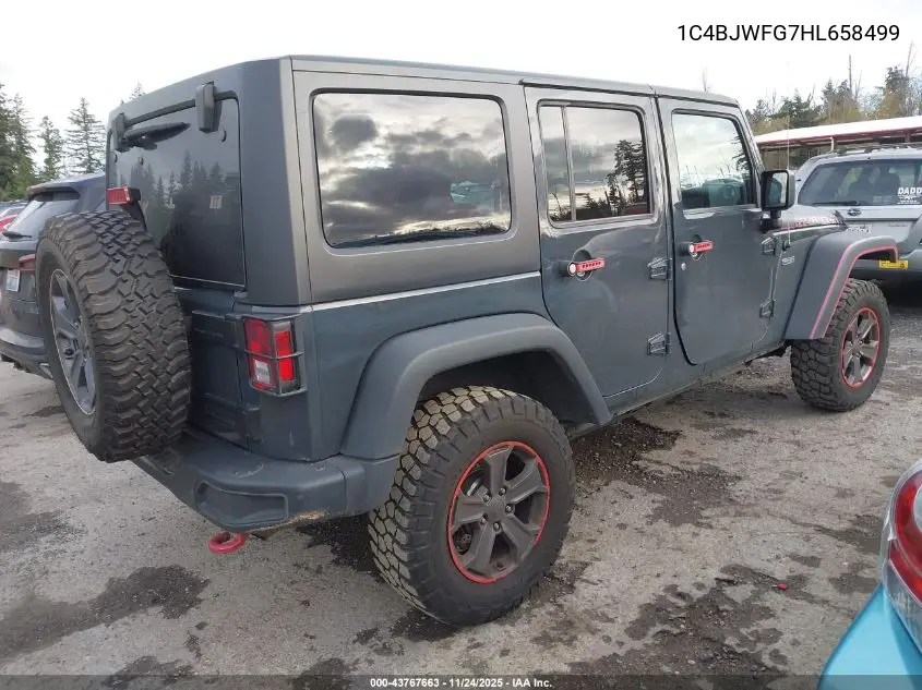 1C4BJWFG7HL658499 2017 Jeep Wrangler Unlimited Rubicon Recon 4X4