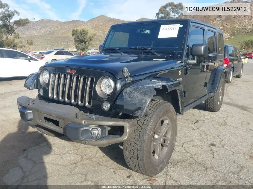 1C4BJWEG9HL522912 2017 Jeep Wrangler Unlimited 75Th Anniversary Edition 4X4