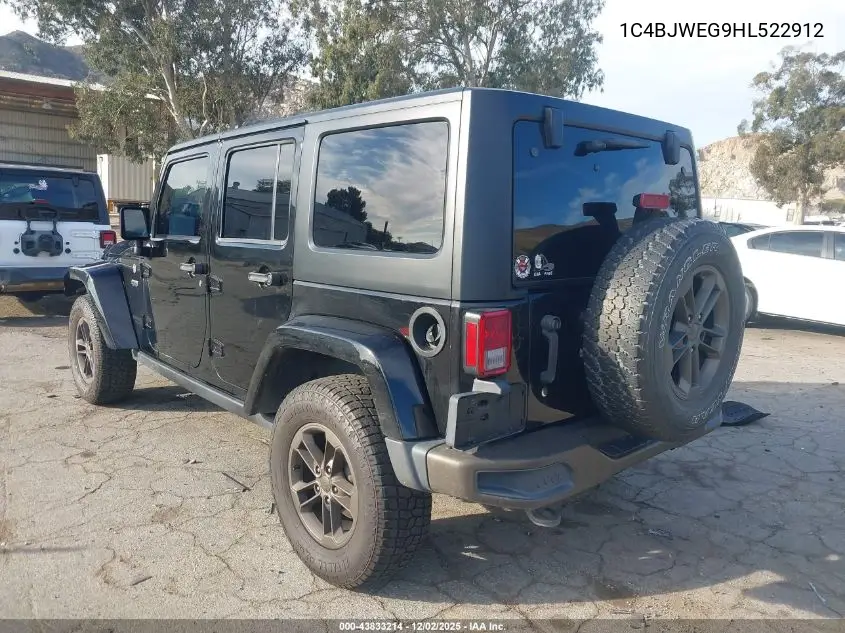 1C4BJWEG9HL522912 2017 Jeep Wrangler Unlimited 75Th Anniversary Edition 4X4