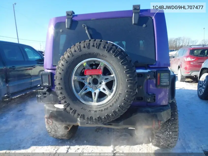1C4BJWDG9HL707477 2017 Jeep Wrangler Unlimited Sport 4X4