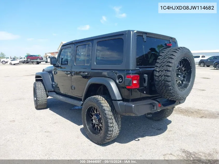 1C4HJXDG8JW114682 2018 Jeep Wrangler Unlimited Sport S 4X4