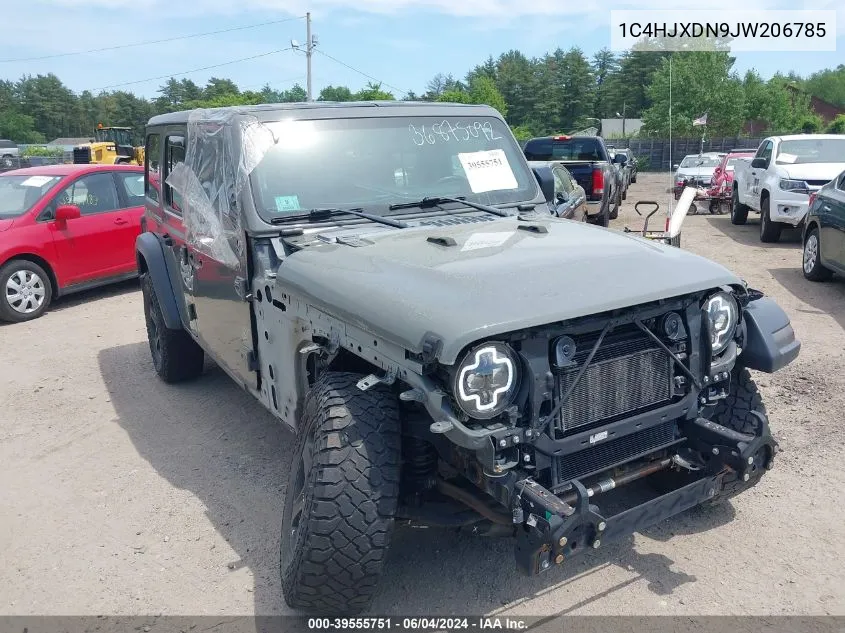 1C4HJXDN9JW206785 2018 Jeep Wrangler Unlimited Sport S 4X4