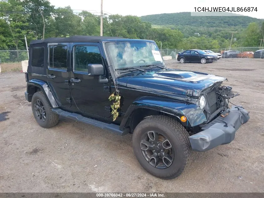 1C4HJWEG4JL866874 2018 Jeep Wrangler Jk Unlimited Altitude 4X4