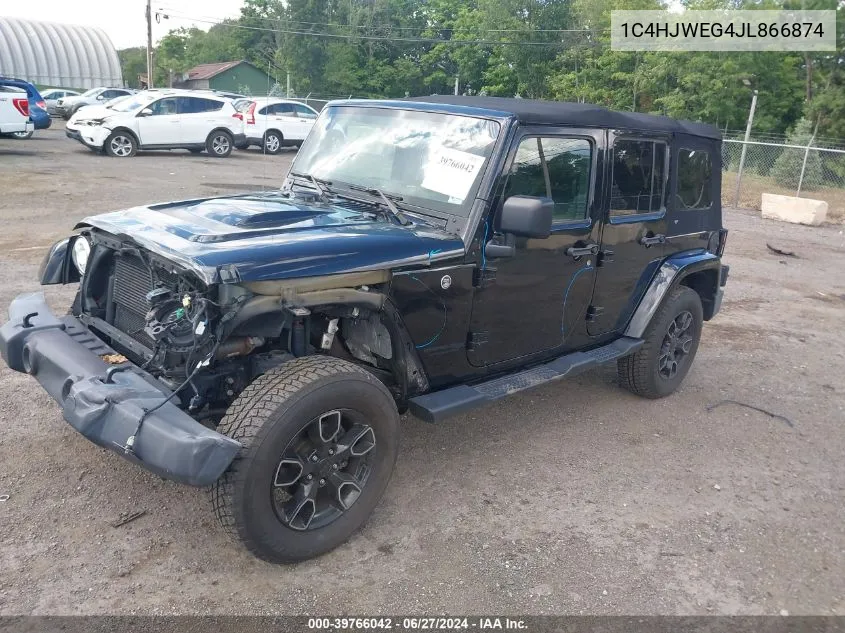 1C4HJWEG4JL866874 2018 Jeep Wrangler Jk Unlimited Altitude 4X4