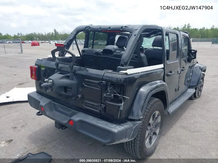 1C4HJXEG2JW147904 2018 Jeep Wrangler Unlimited Sahara 4X4