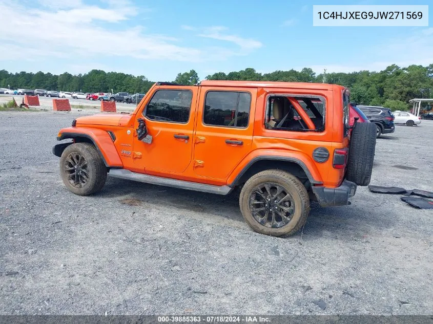 1C4HJXEG9JW271569 2018 Jeep Wrangler Unlimited Sahara 4X4