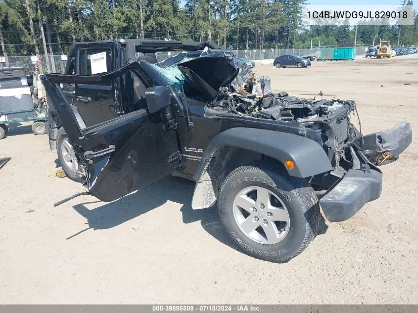 2018 Jeep Wrangler Unlimited Sport VIN: 1C4BJWDG9JL829018 Lot: 39895509