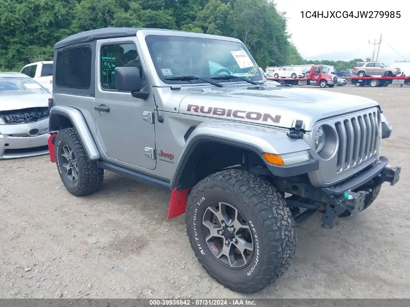 1C4HJXCG4JW279985 2018 Jeep Wrangler Rubicon 4X4