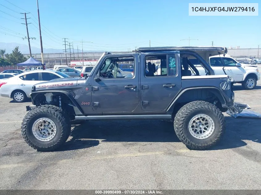 1C4HJXFG4JW279416 2018 Jeep Wrangler Unlimited Rubicon 4X4