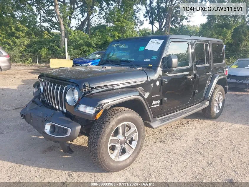 1C4HJXEG7JW311891 2018 Jeep Wrangler Unlimited Sahara