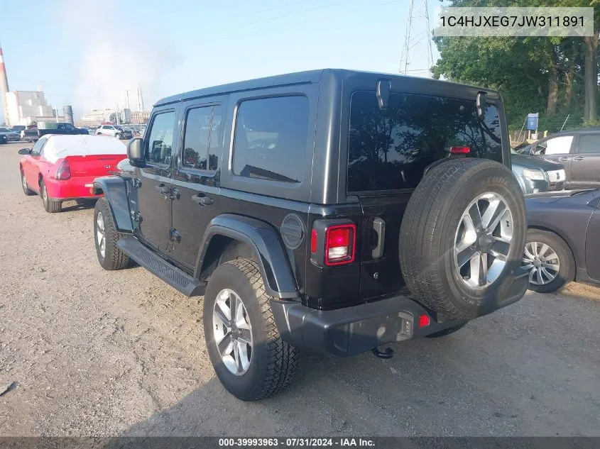 1C4HJXEG7JW311891 2018 Jeep Wrangler Unlimited Sahara