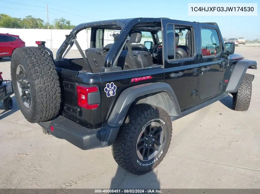 1C4HJXFG3JW174530 2018 Jeep Wrangler Unlimited Rubicon 4X4