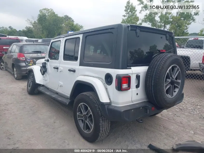 1C4HJXEG0JW132365 2018 Jeep Wrangler Unlimited Sahara 4X4