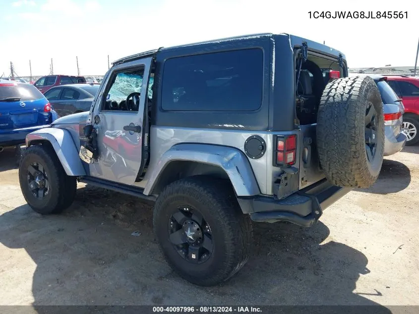 2018 Jeep Wrangler Jk Freedom Edition 4X4 VIN: 1C4GJWAG8JL845561 Lot: 40097996