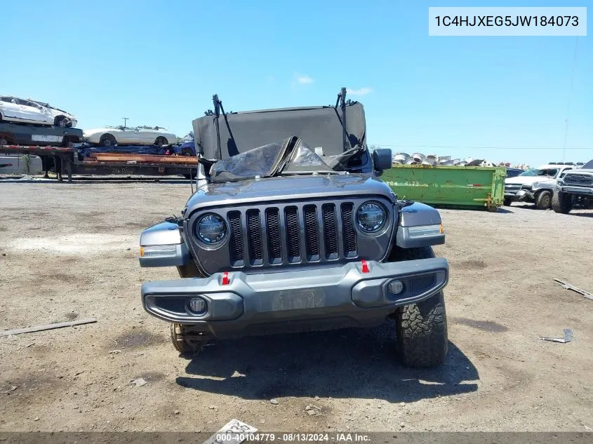 1C4HJXEG5JW184073 2018 Jeep Wrangler Unlimited Sahara 4X4