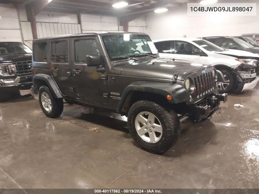 2018 Jeep Wrangler Jk Unlimited Sport S 4X4 VIN: 1C4BJWDG9JL898047 Lot: 40117562