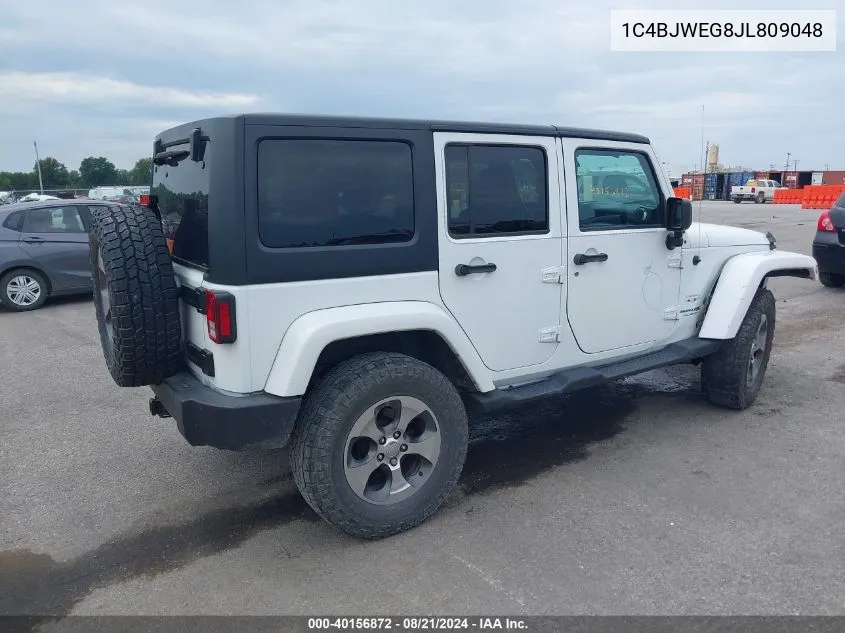 1C4BJWEG8JL809048 2018 Jeep Wrangler Sahara