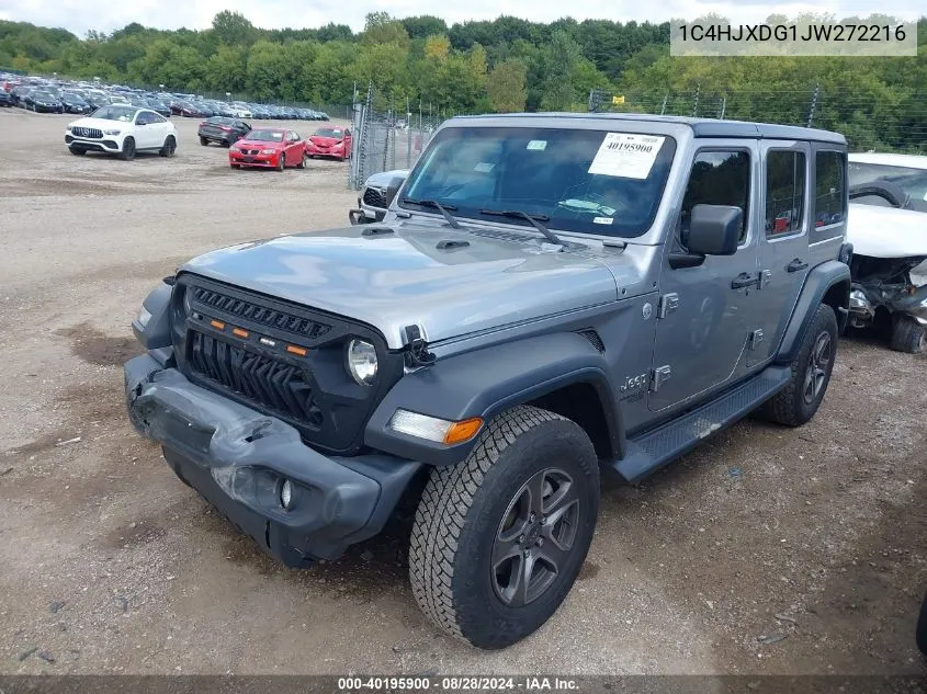 2018 Jeep Wrangler Unlimited Sport S 4X4 VIN: 1C4HJXDG1JW272216 Lot: 40195900