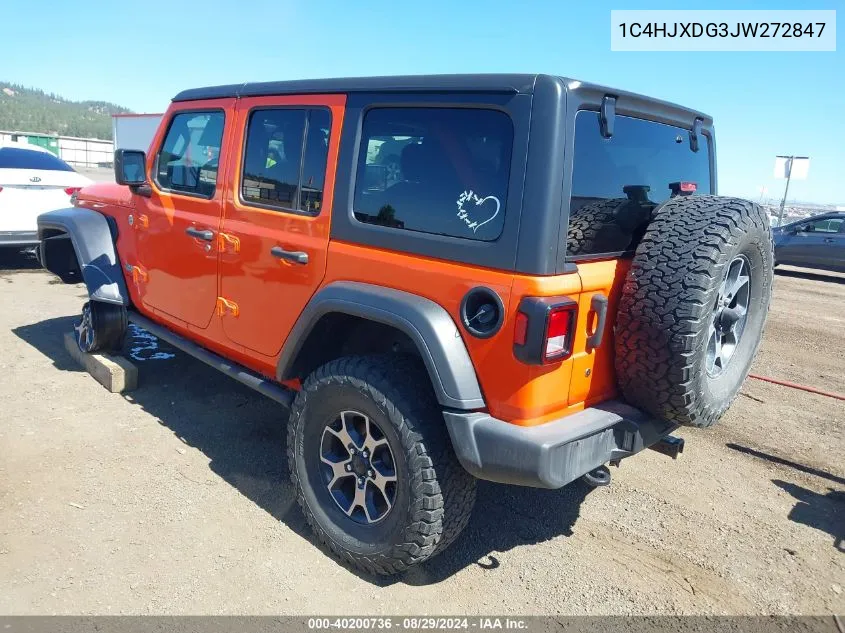 2018 Jeep Wrangler Unlimited Sport S 4X4 VIN: 1C4HJXDG3JW272847 Lot: 40200736