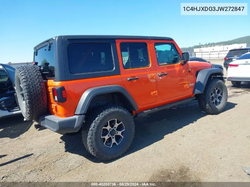 2018 Jeep Wrangler Unlimited Sport S 4X4 VIN: 1C4HJXDG3JW272847 Lot: 40200736