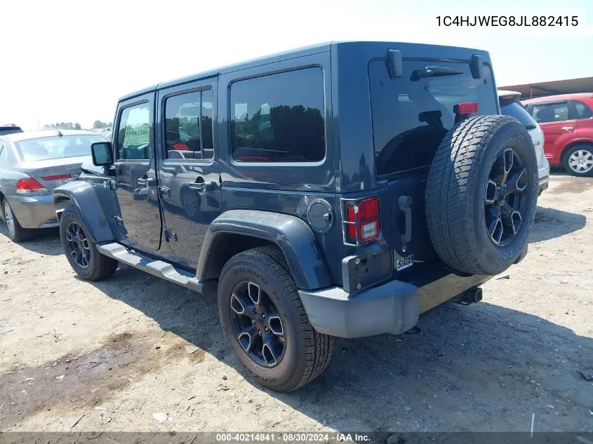 1C4HJWEG8JL882415 2018 Jeep Wrangler Jk Unlimited Altitude 4X4