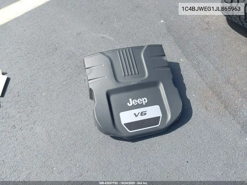 1C4BJWEG1JL865963 2018 Jeep Wrangler Jk Unlimited Altitude 4X4