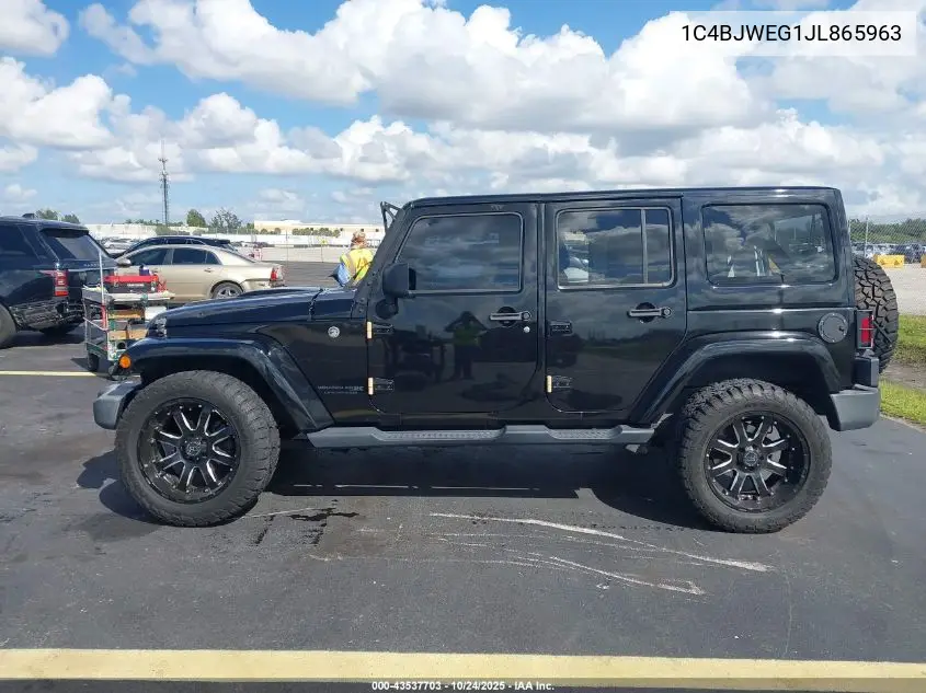 1C4BJWEG1JL865963 2018 Jeep Wrangler Jk Unlimited Altitude 4X4
