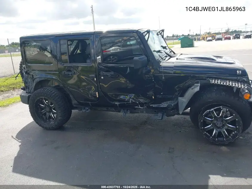 1C4BJWEG1JL865963 2018 Jeep Wrangler Jk Unlimited Altitude 4X4