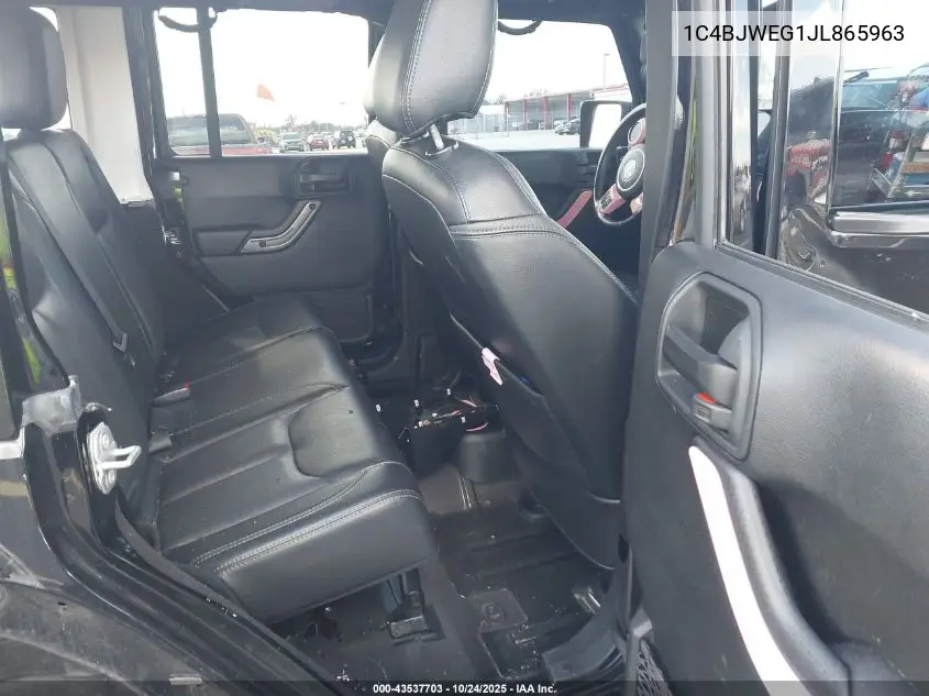 1C4BJWEG1JL865963 2018 Jeep Wrangler Jk Unlimited Altitude 4X4