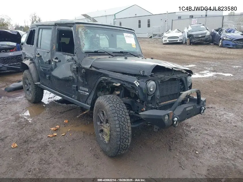 1C4BJWDG4JL823580 2018 Jeep Wrangler Jk Unlimited Sport 4X4