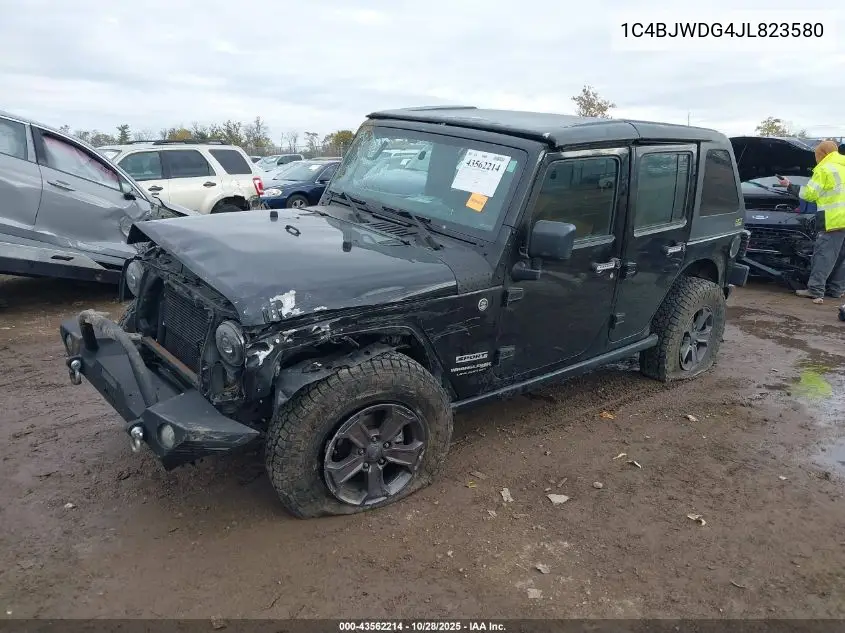 1C4BJWDG4JL823580 2018 Jeep Wrangler Jk Unlimited Sport 4X4