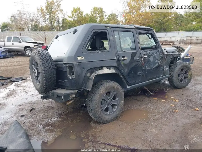 1C4BJWDG4JL823580 2018 Jeep Wrangler Jk Unlimited Sport 4X4