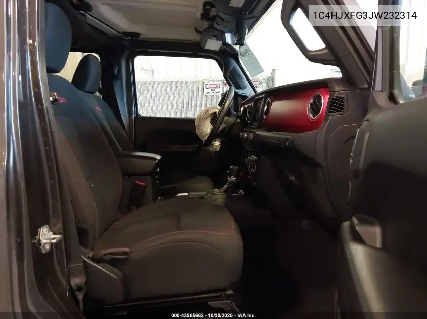 1C4HJXFG3JW232314 2018 Jeep Wrangler Unlimited Rubicon 4X4