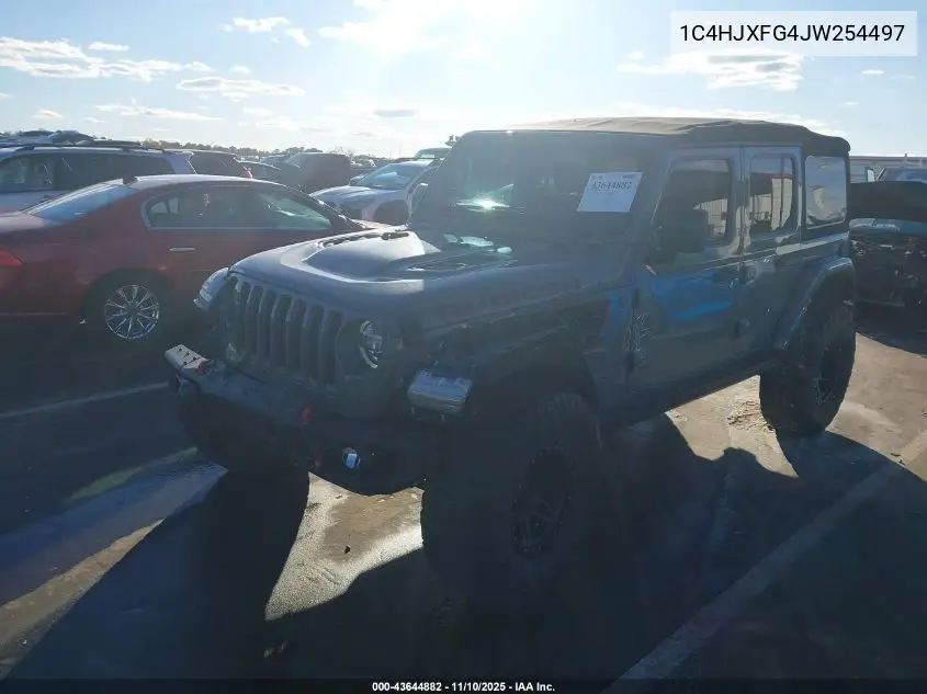 1C4HJXFG4JW254497 2018 Jeep Wrangler Unlimited Rubicon 4X4