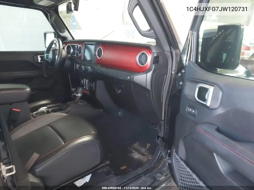 1C4HJXFG7JW120731 2018 Jeep Wrangler Unlimited Rubicon 4X4