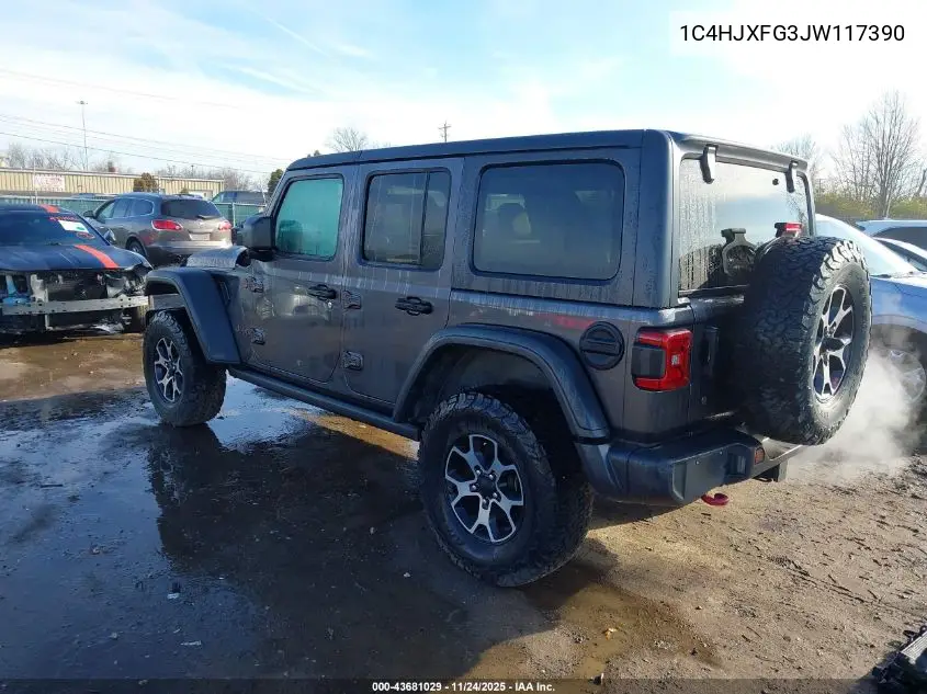 1C4HJXFG3JW117390 2018 Jeep Wrangler Unlimited Rubicon 4X4
